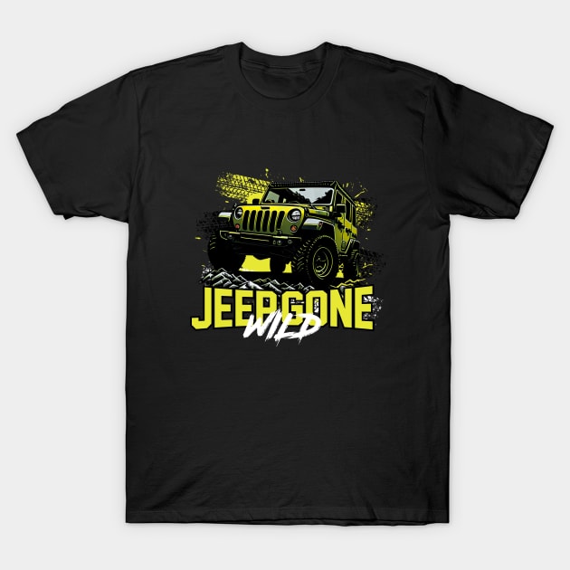 Jeep Gone Wild! T-Shirt by Orlind